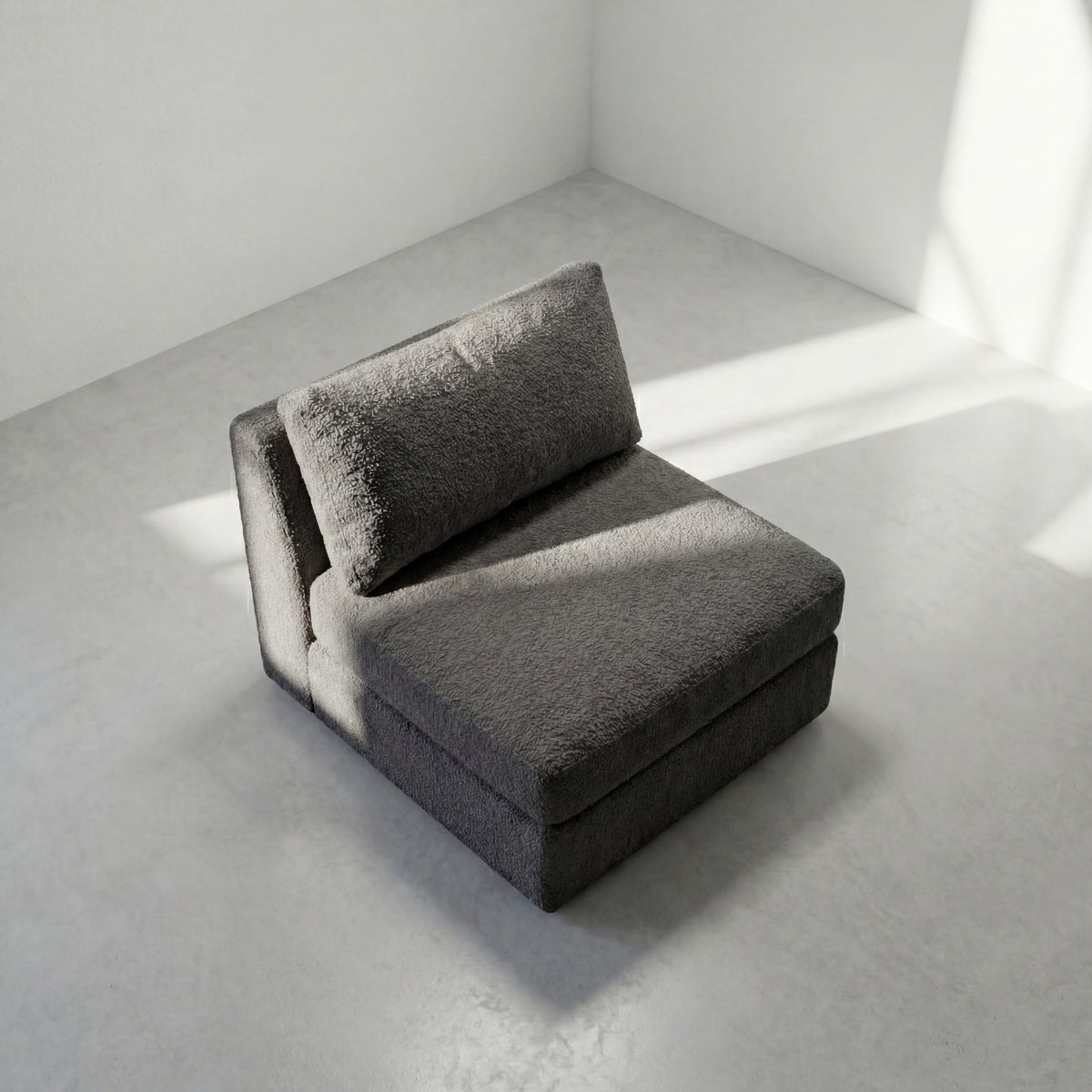 Cuddle Charcoal Modular Bench