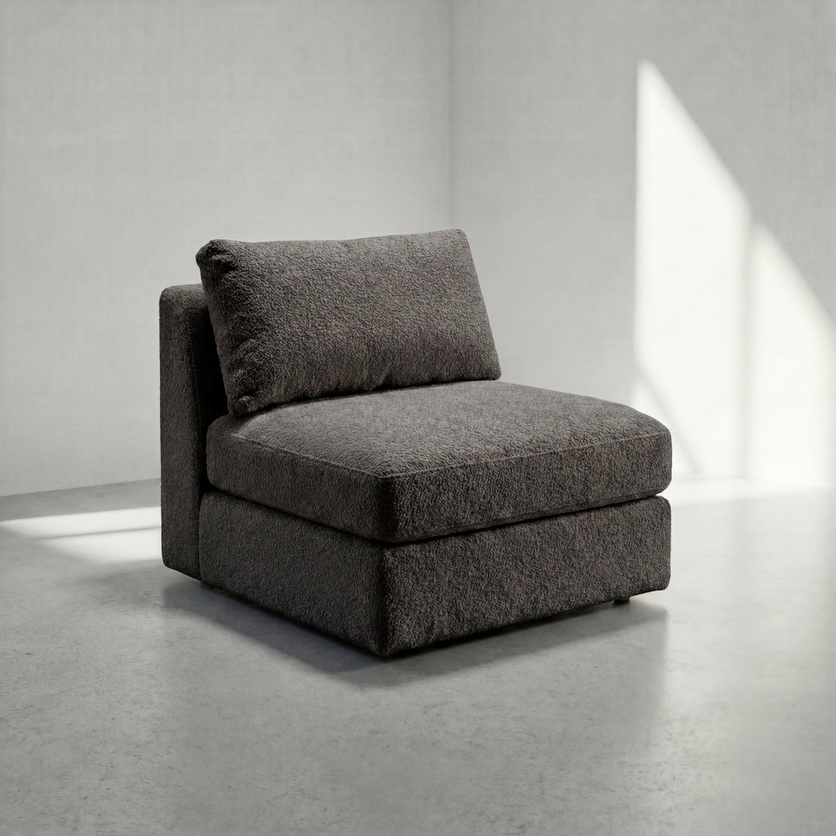 Cuddle Charcoal Modular Bench