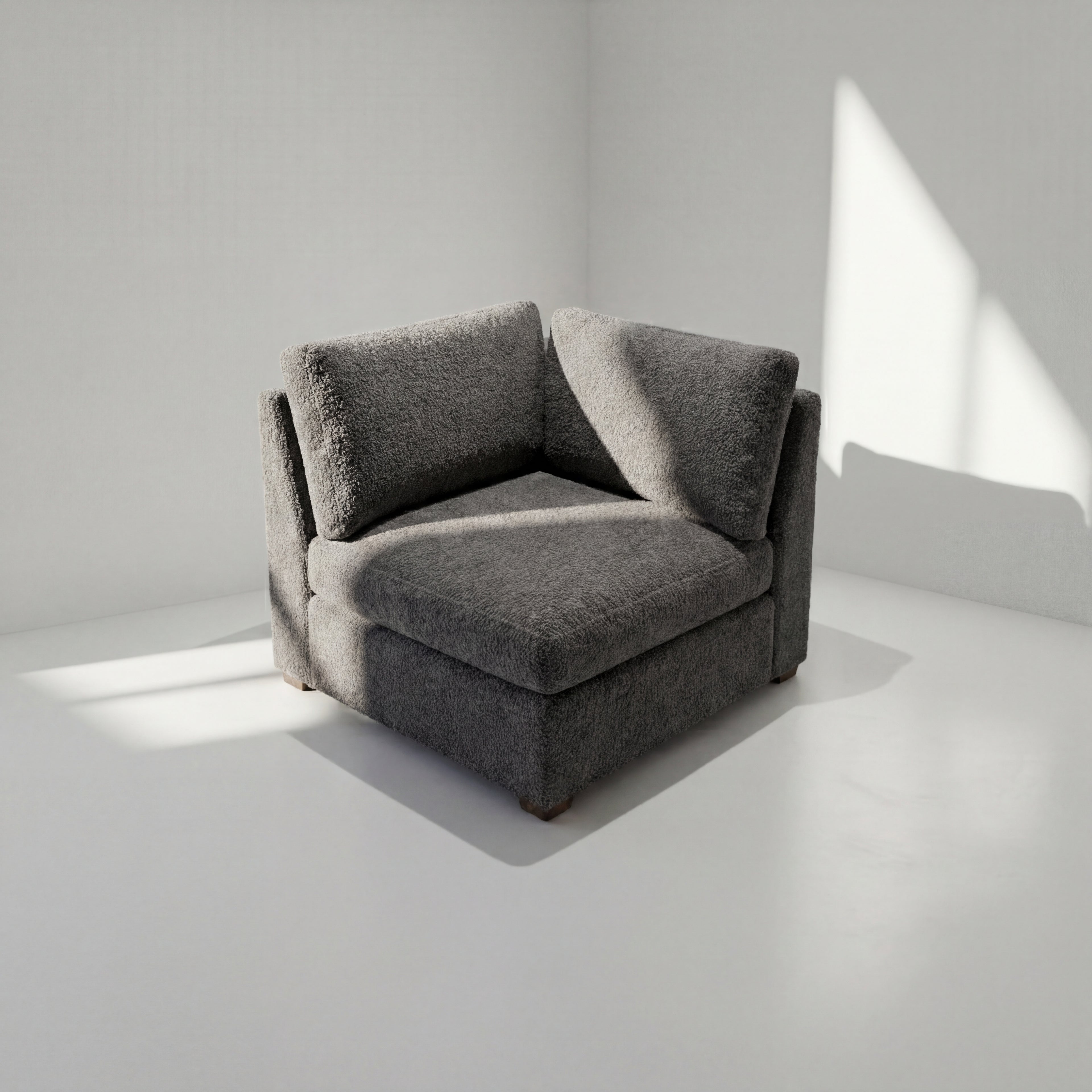 Cuddle Charcoal Modular Corner