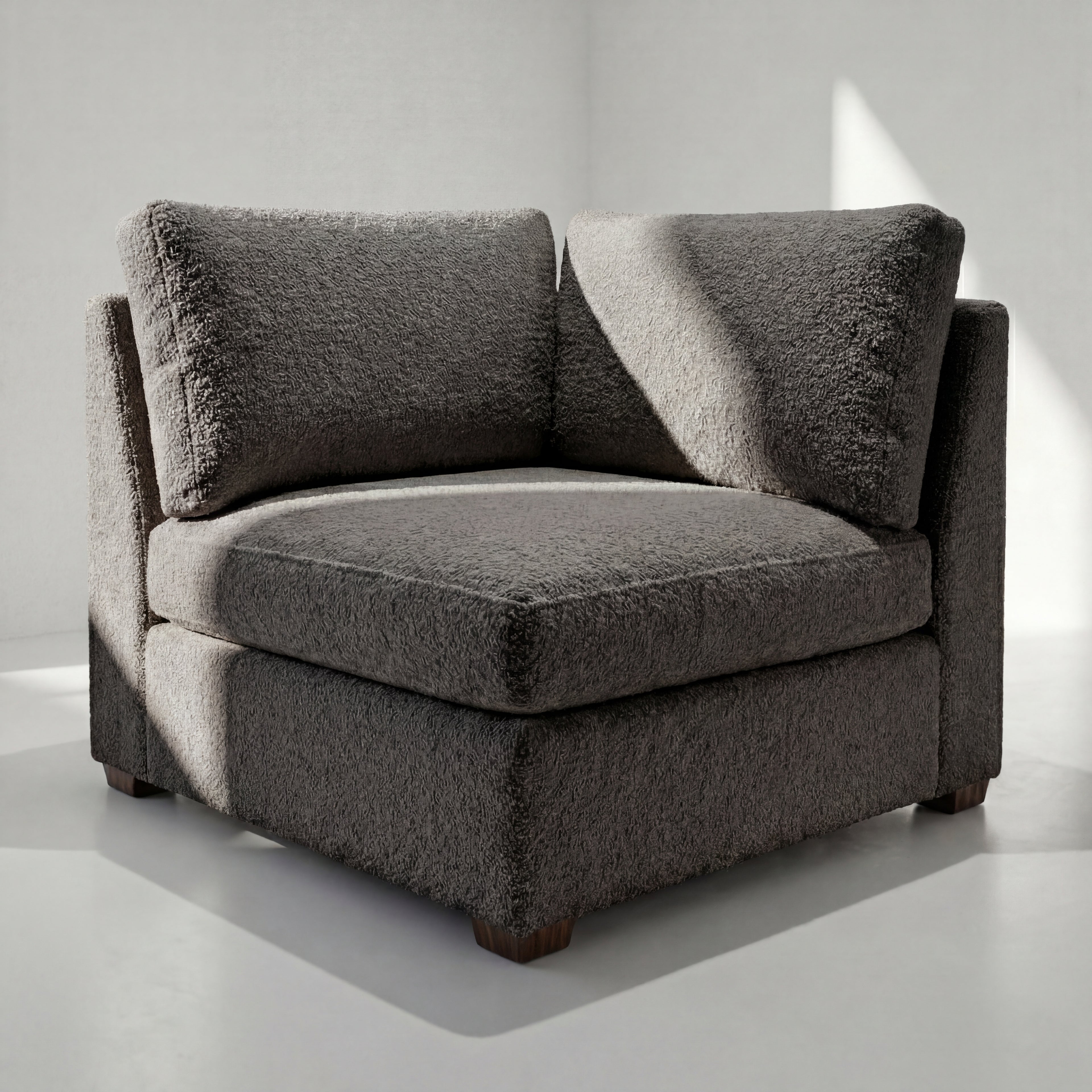 Cuddle Charcoal Modular Corner