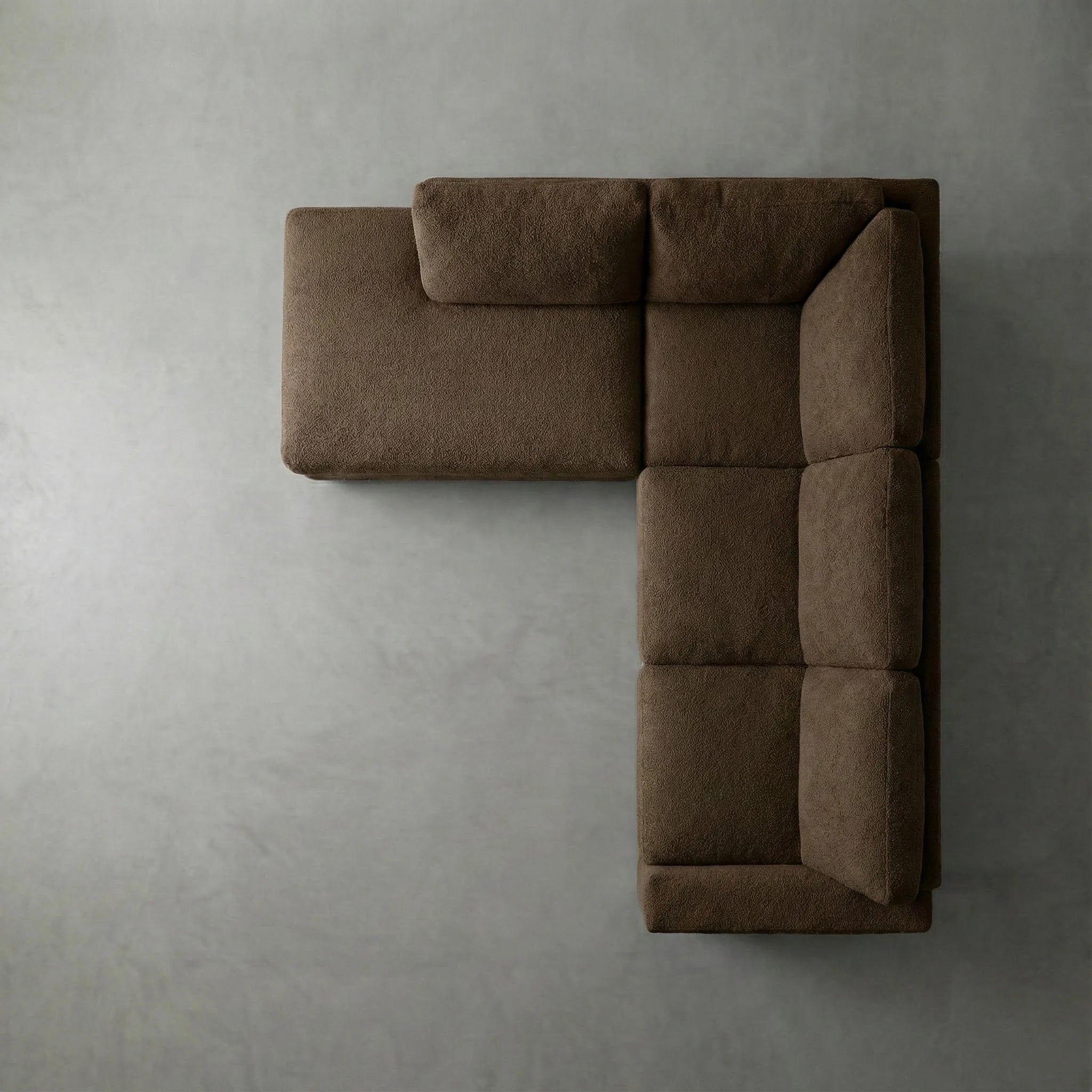 Cuddle Chocolate Veylo Two-Piece Sectional