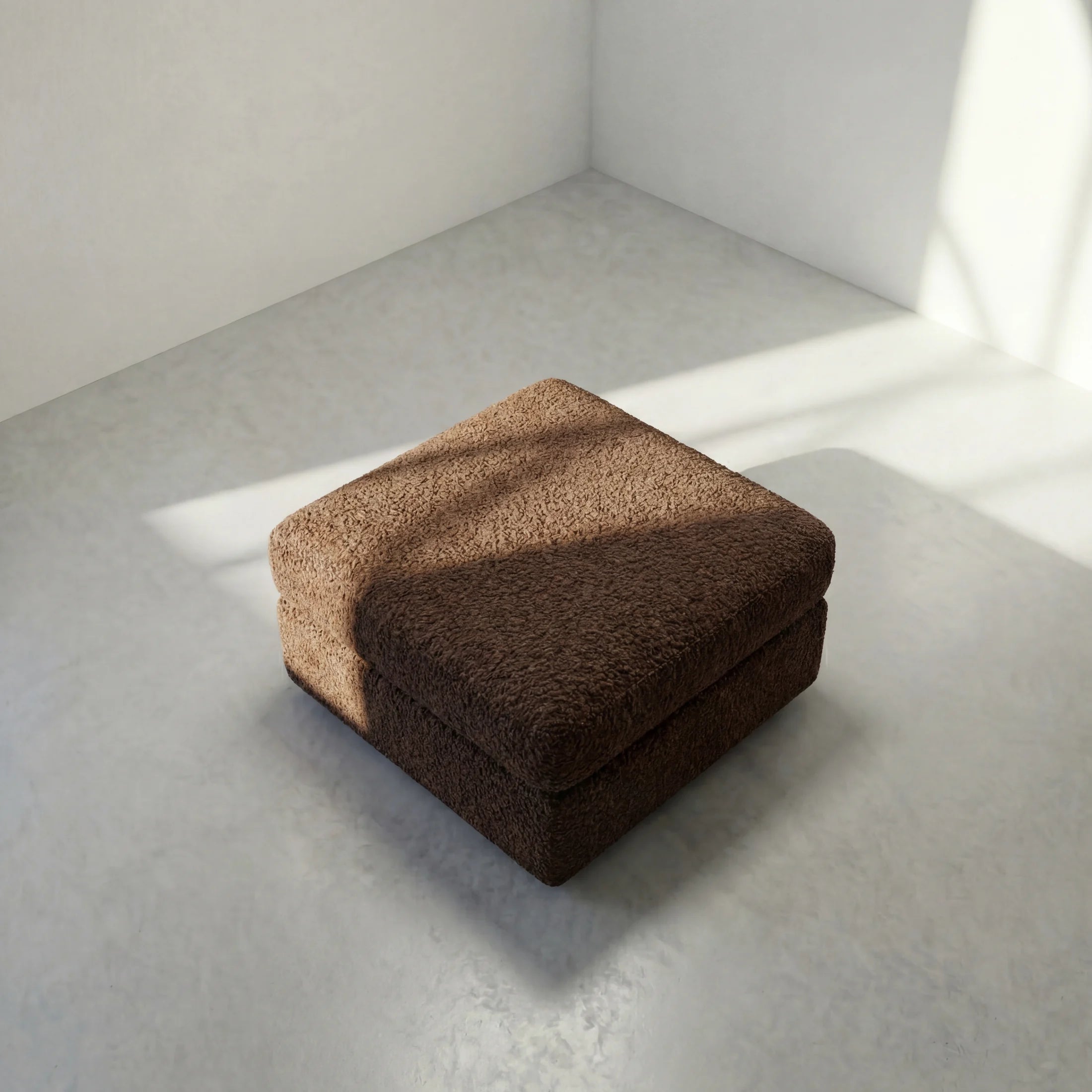 Cuddle Chocolate Modular Ottoman
