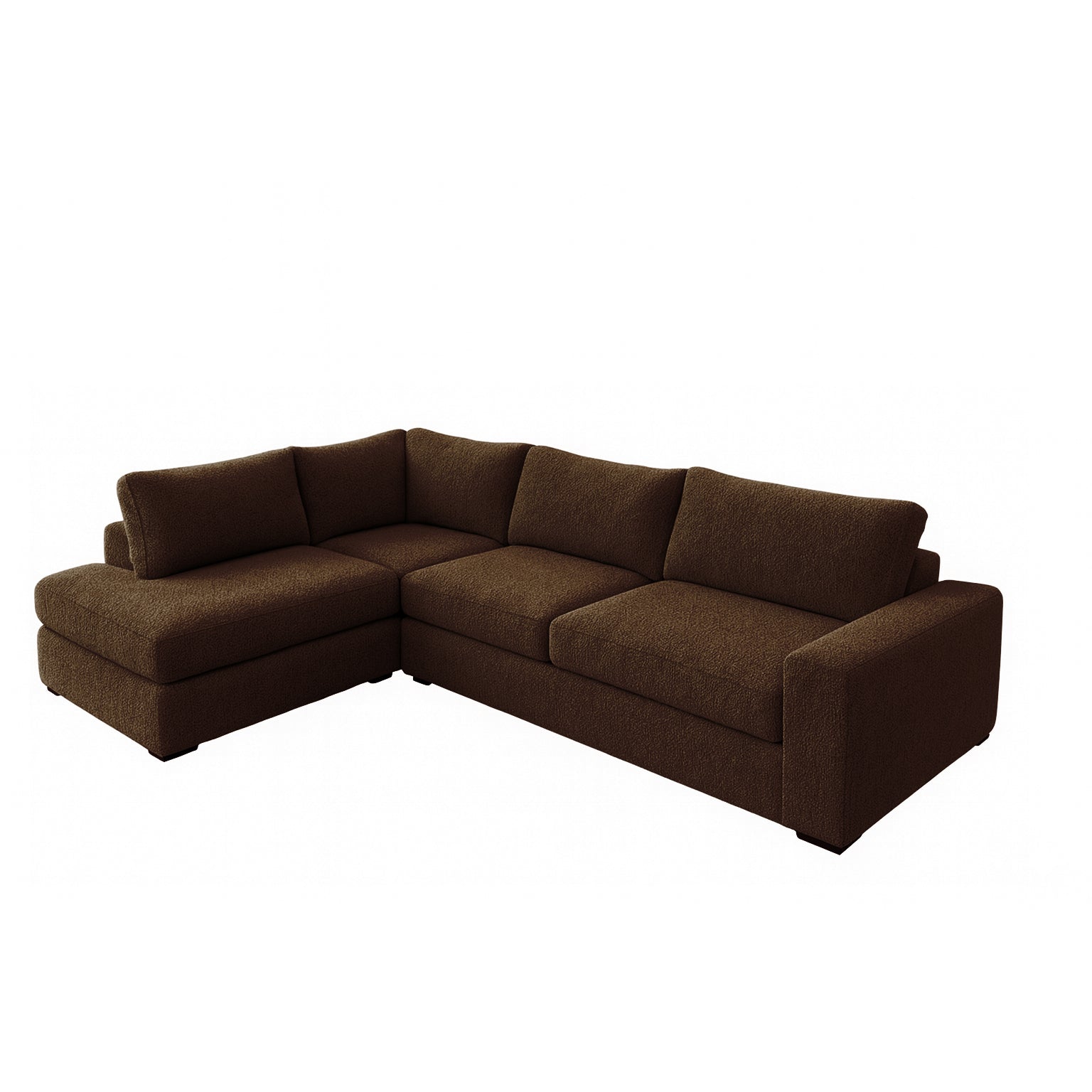 Cuddle Chocolate Veylo Two-Piece Sectional
