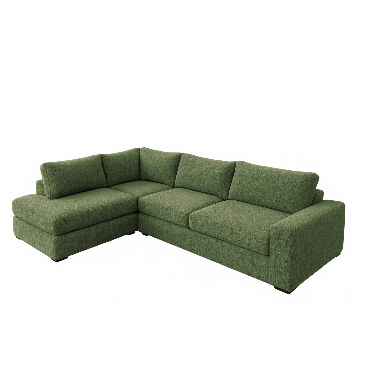 Cuddle Moss Veylo Two-Piece Sectional