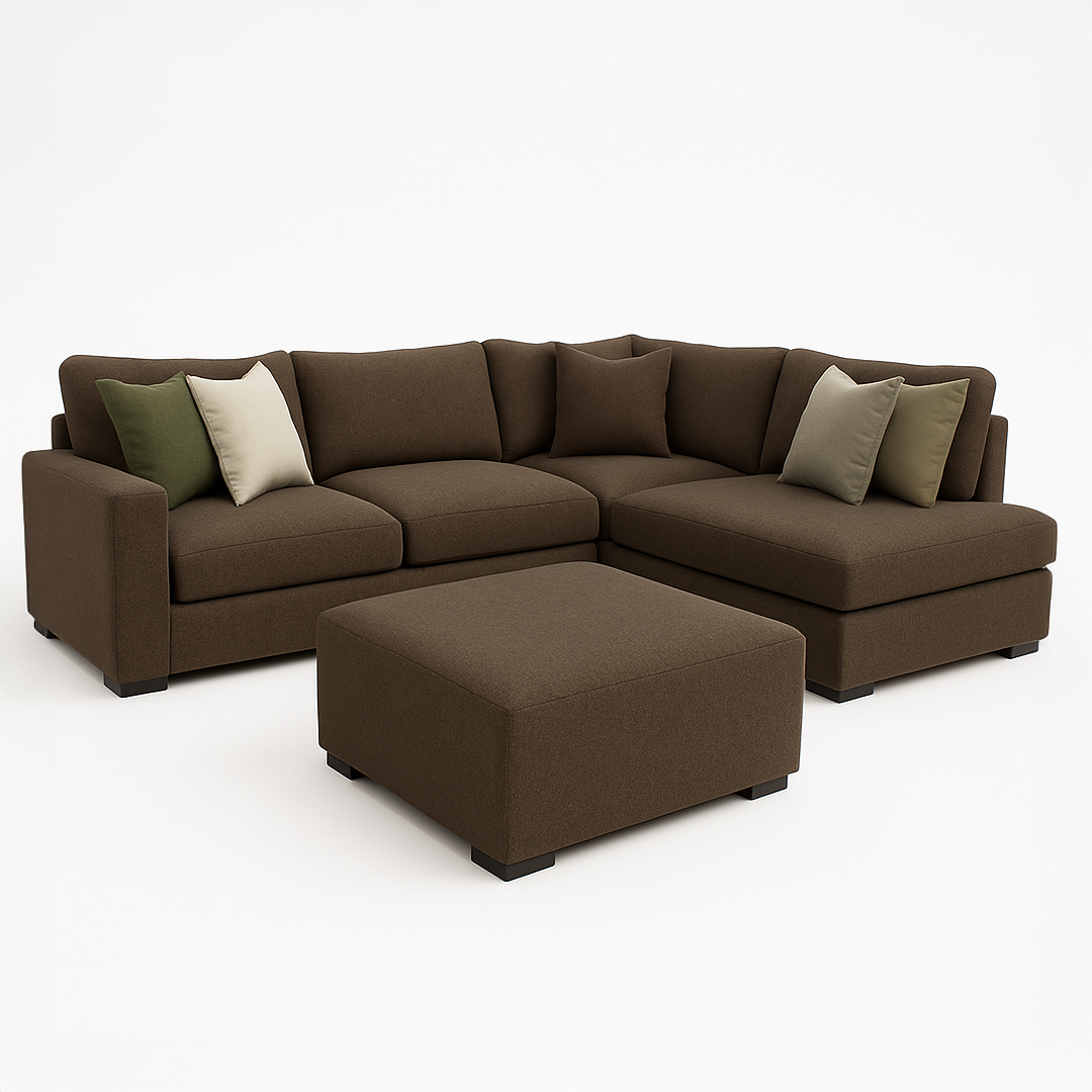 Cuddle Umber Veylo Two-Piece Sectional