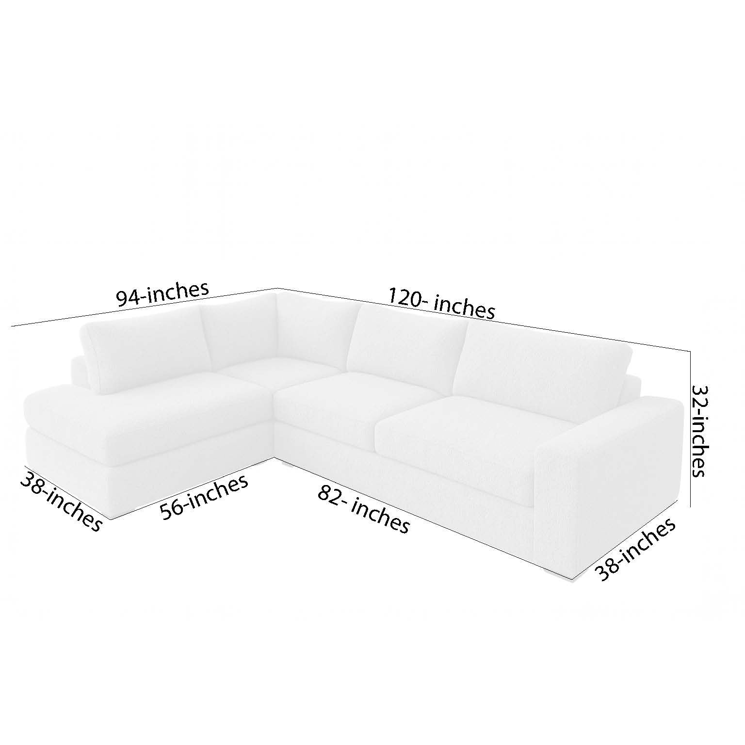 Cuddle Bone Veylo Two-Piece Sectional