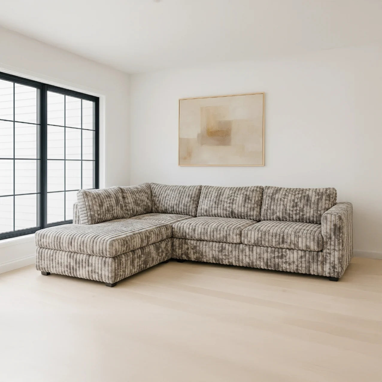 Big Wig Grey Two-Piece Sectional