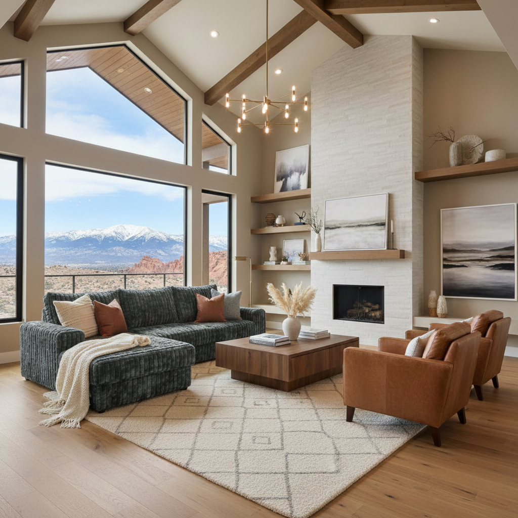 Big Wig Charcoal Two-Piece Chaise Sectional