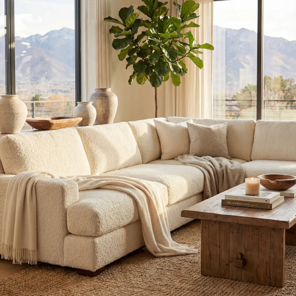 Cuddle Cream Veylo Two-Piece Sectional