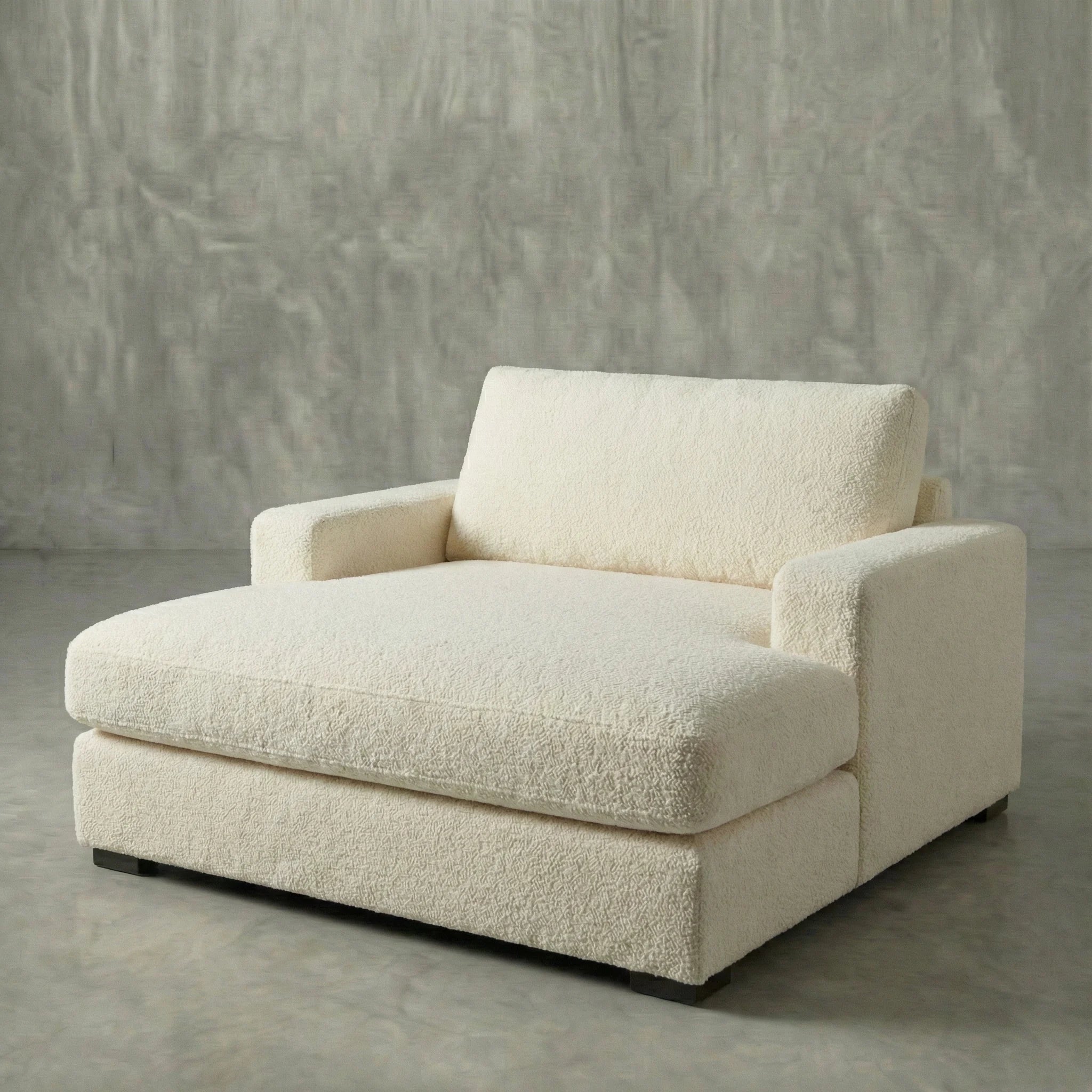 Hero studio shot of Cuddle Cream chaise lounger