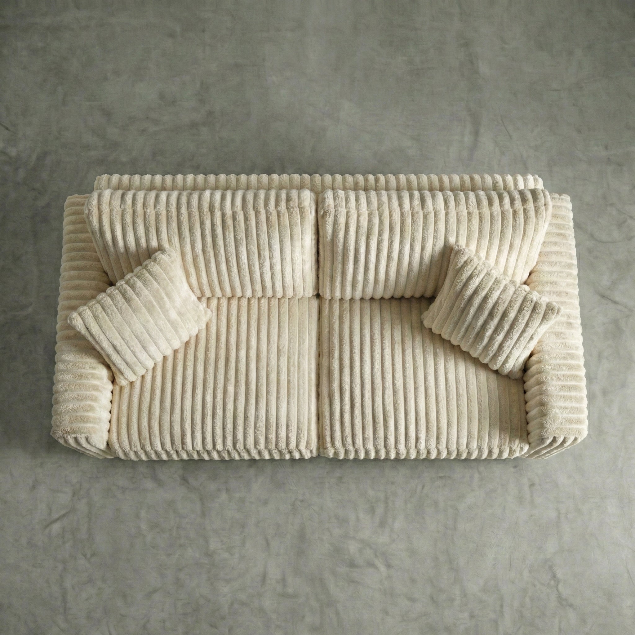 Minky Cream Sofa