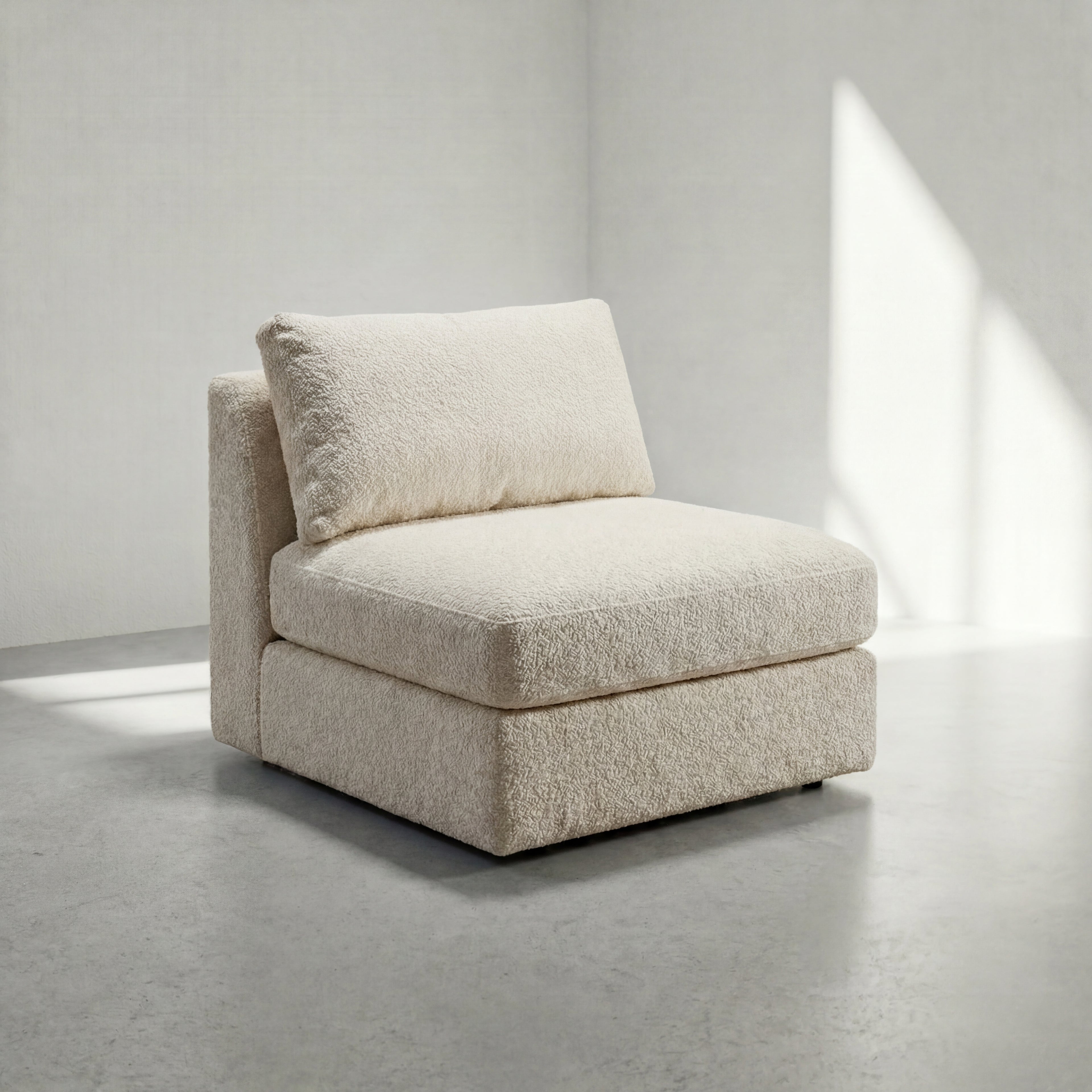 Gianna Cream Modular Bench