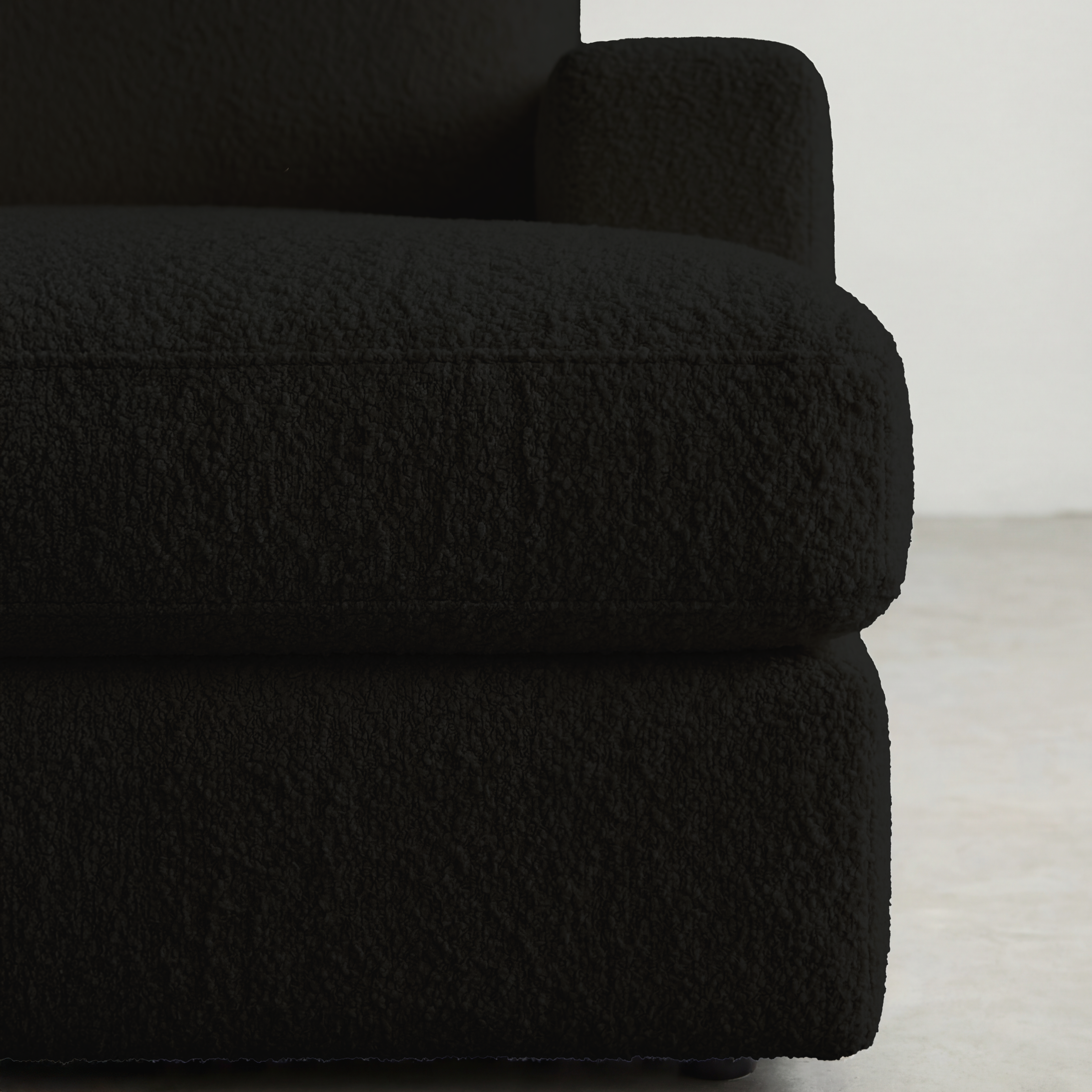 Cuddle Black Modular Corner