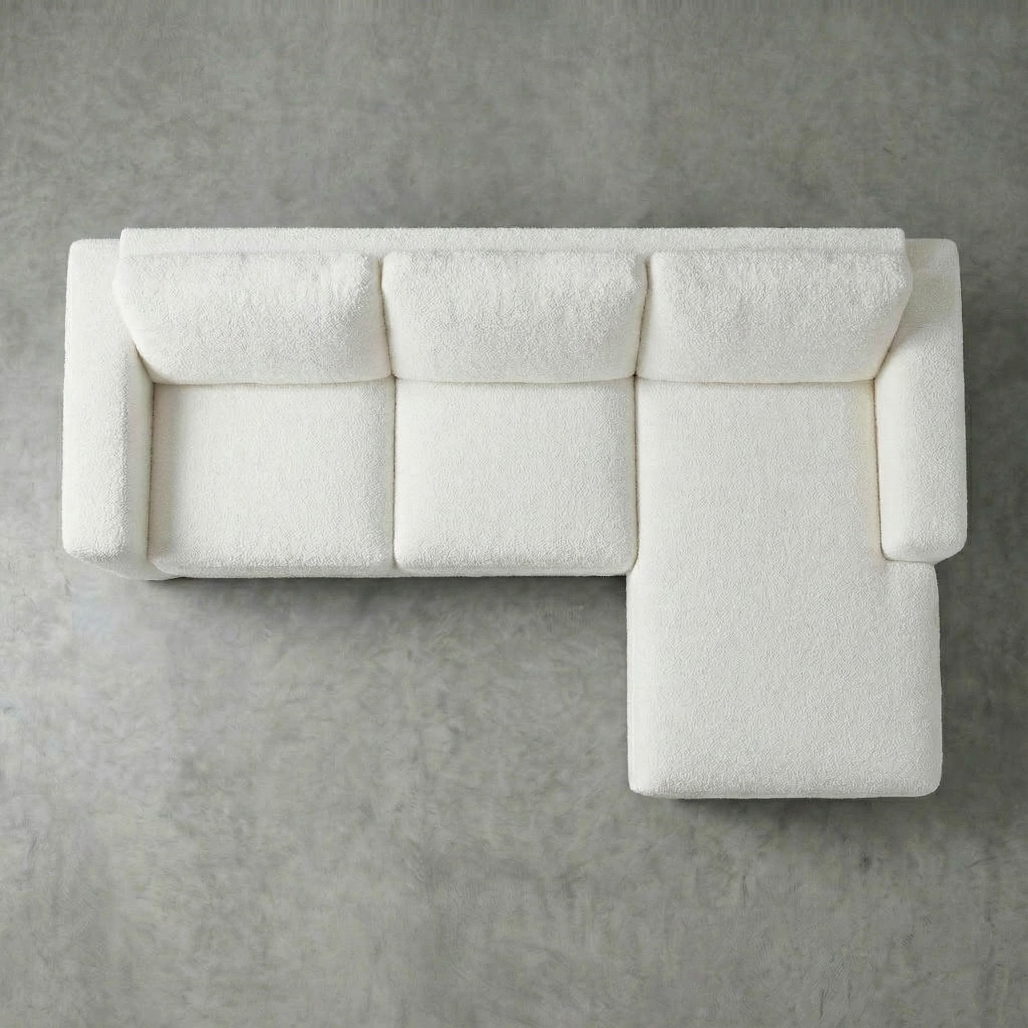 Cuddle Bone Two-Piece Chaise Sectional