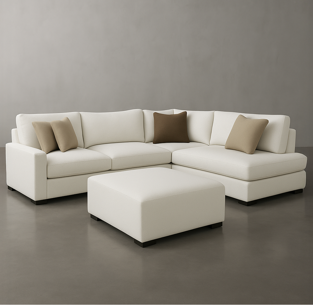 Cuddle Cream Veylo Two-Piece Sectional