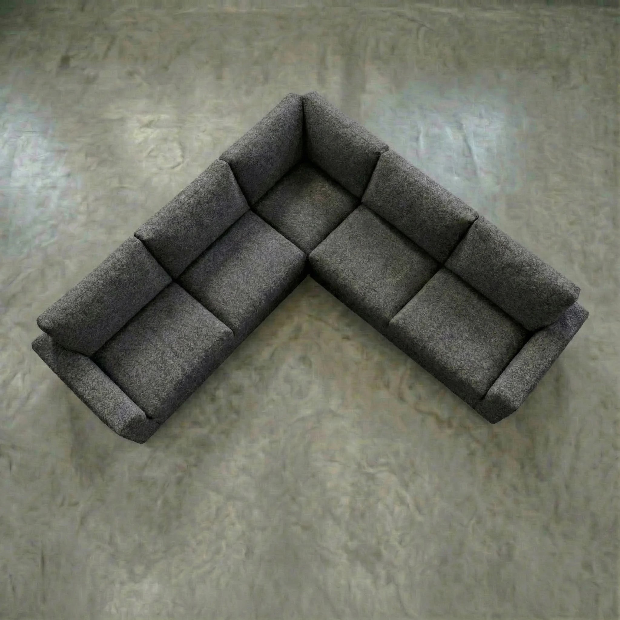Cuddle Charcoal Three-Piece Sectional