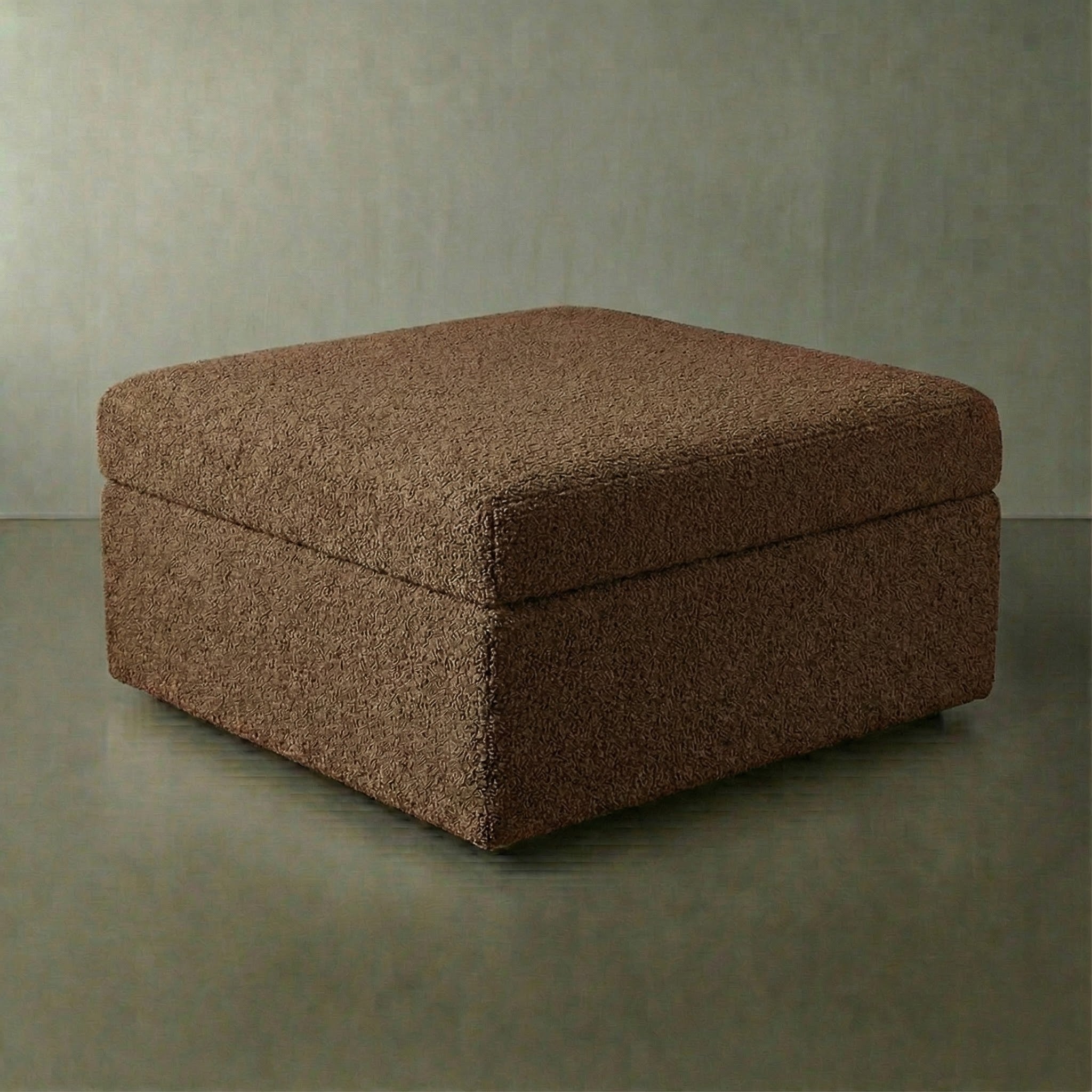 Cuddle Chocolate Ottoman Oversized