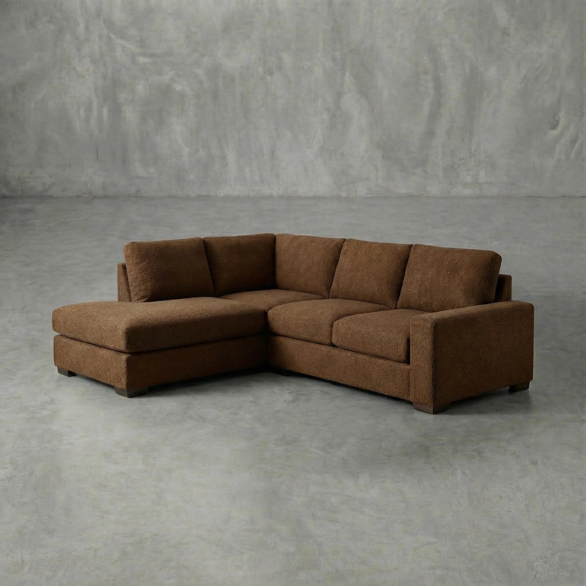 Cuddle Chocolate Veylo Two-Piece Sectional