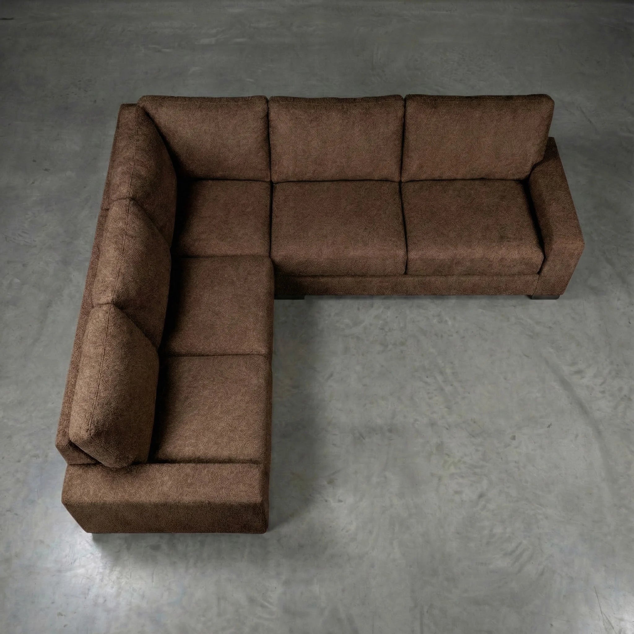 Cuddle Chocolate Three-Piece Sectional
