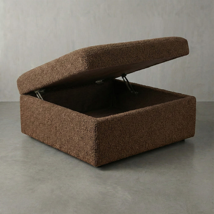 Cuddle Chocolate Ottoman Square