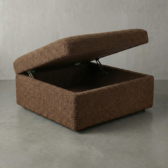 Cuddle Chocolate Ottoman Oversized