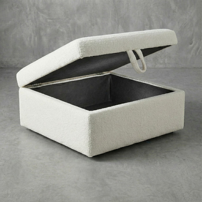 Cuddle Cream Ottoman Square