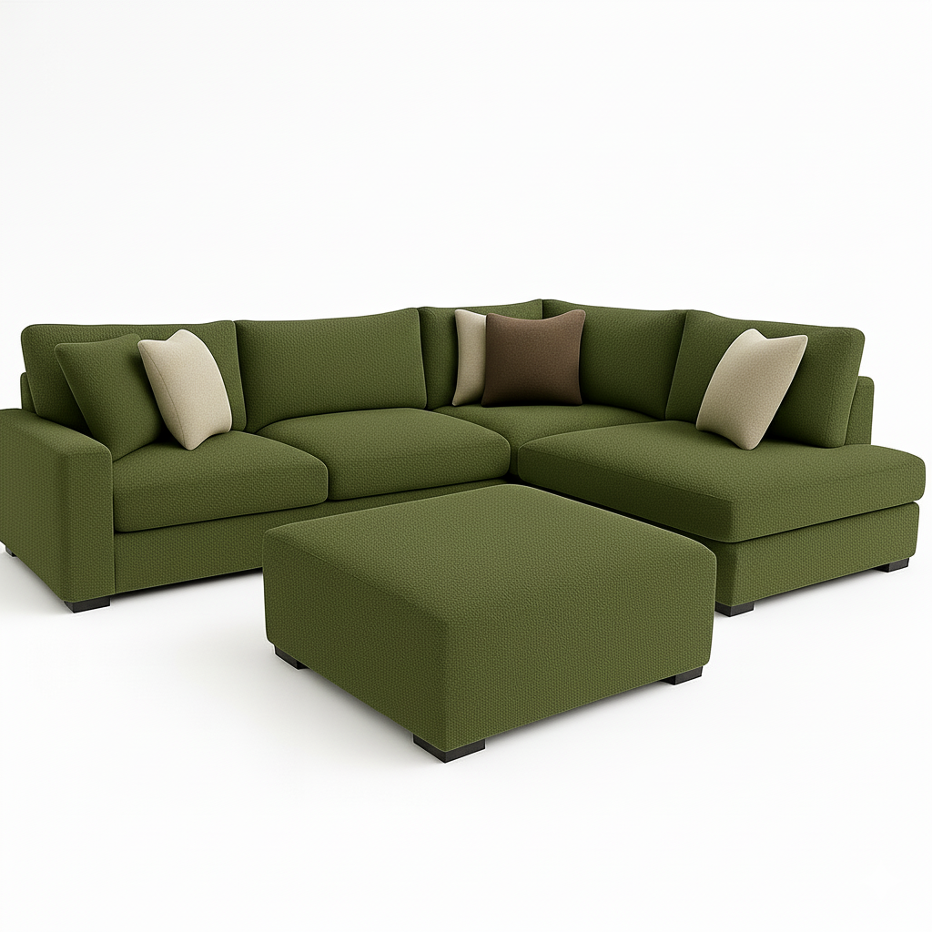 Cuddle Moss Veylo Two-Piece Sectional