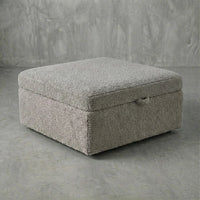 Cuddle Pewter Modular Ottoman