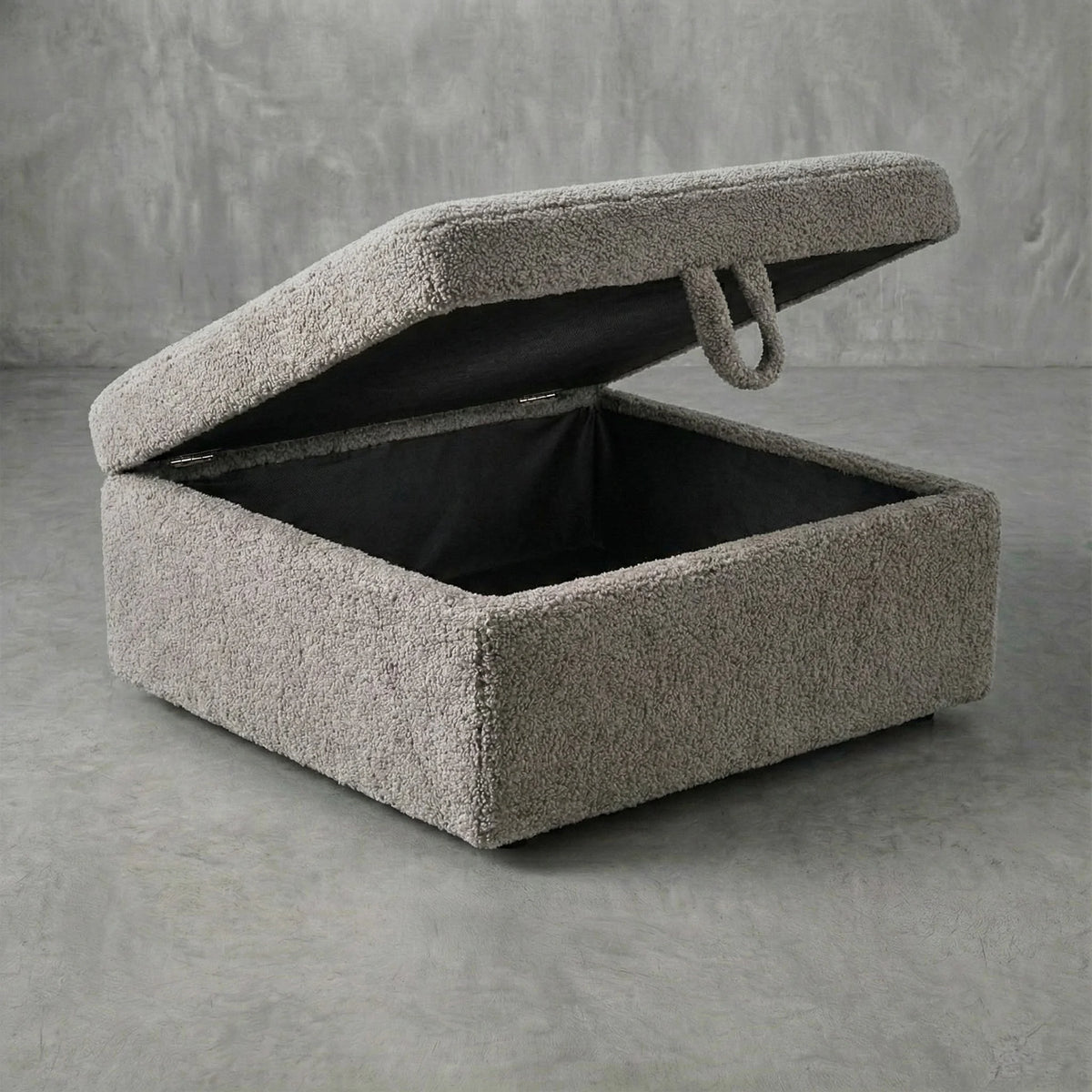 Cuddle Pewter Modular Ottoman