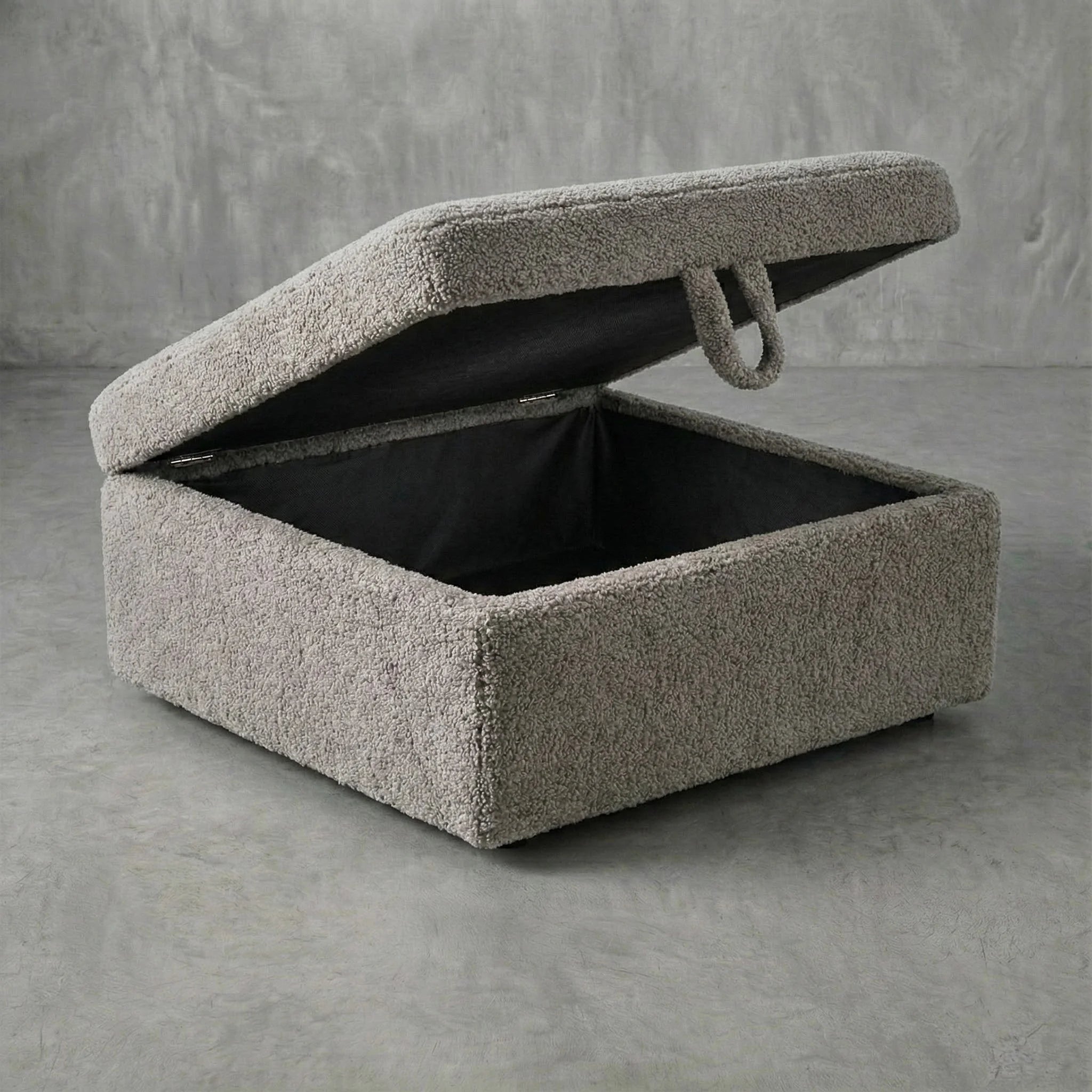 Cuddle Pewter Modular Ottoman