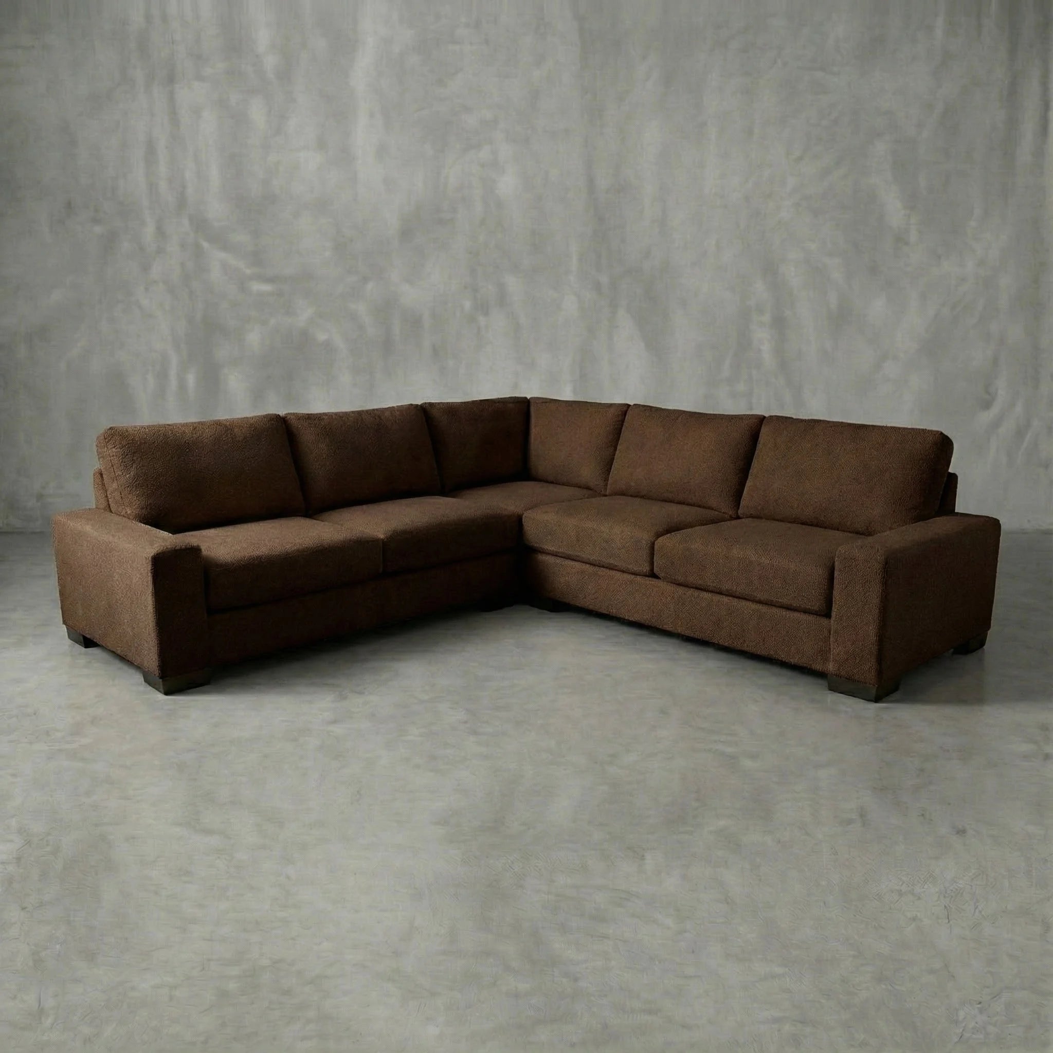 Cuddle Chocolate Three-Piece Sectional