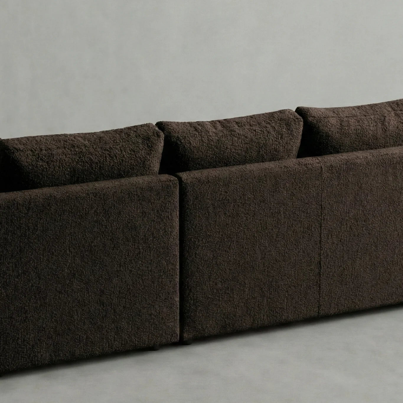 Cuddle Umber Three-Piece Sectional