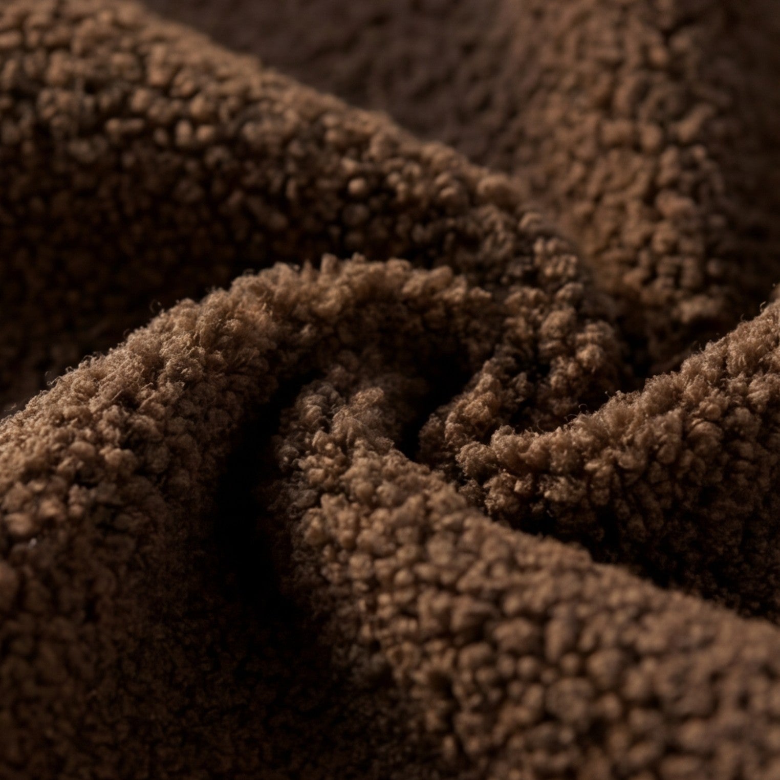 Cuddle Bouclé Throw Pillow Umber