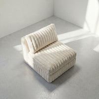 Minky Cream Modular Bench