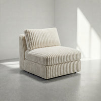 Minky Cream Modular Bench