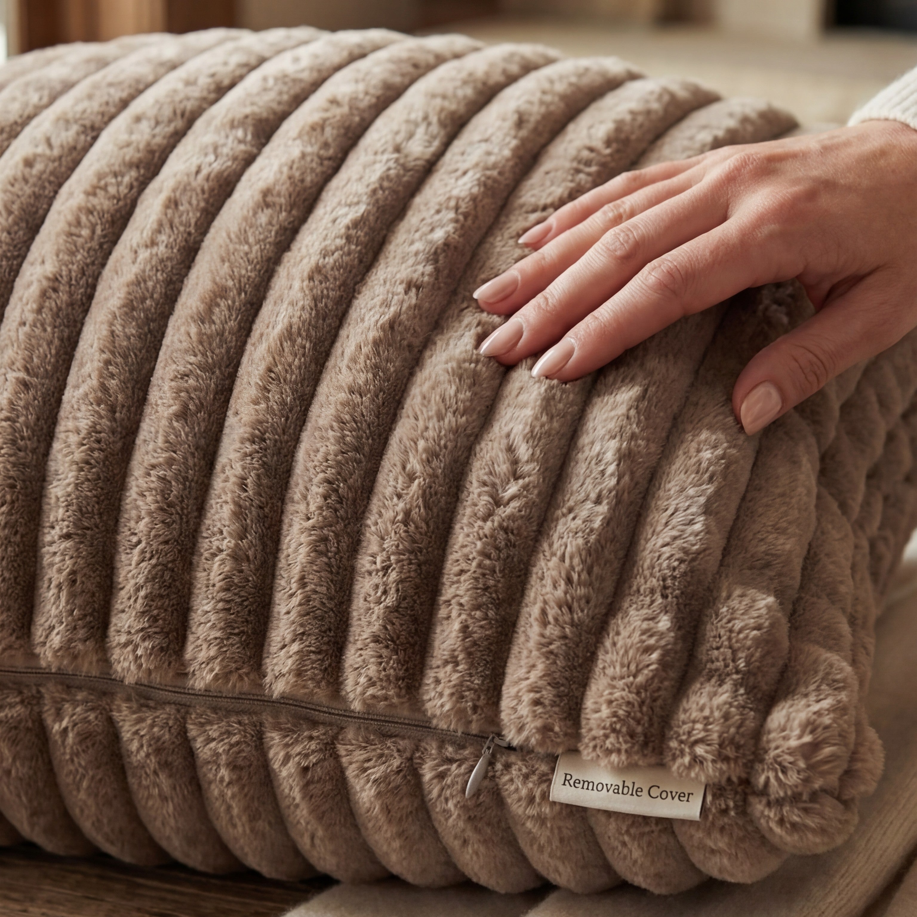 Minky Toast Throw Pillow
