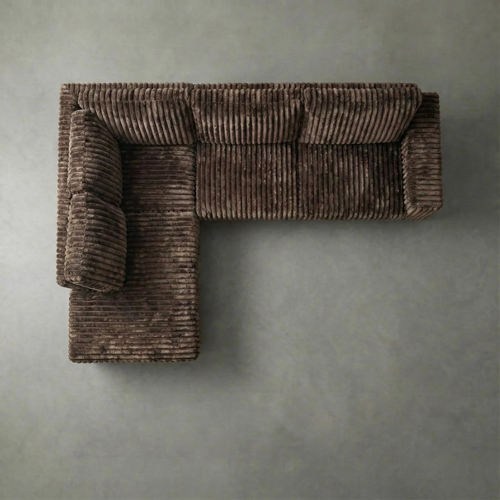 Big Wig Mocha Two-Piece Sectional