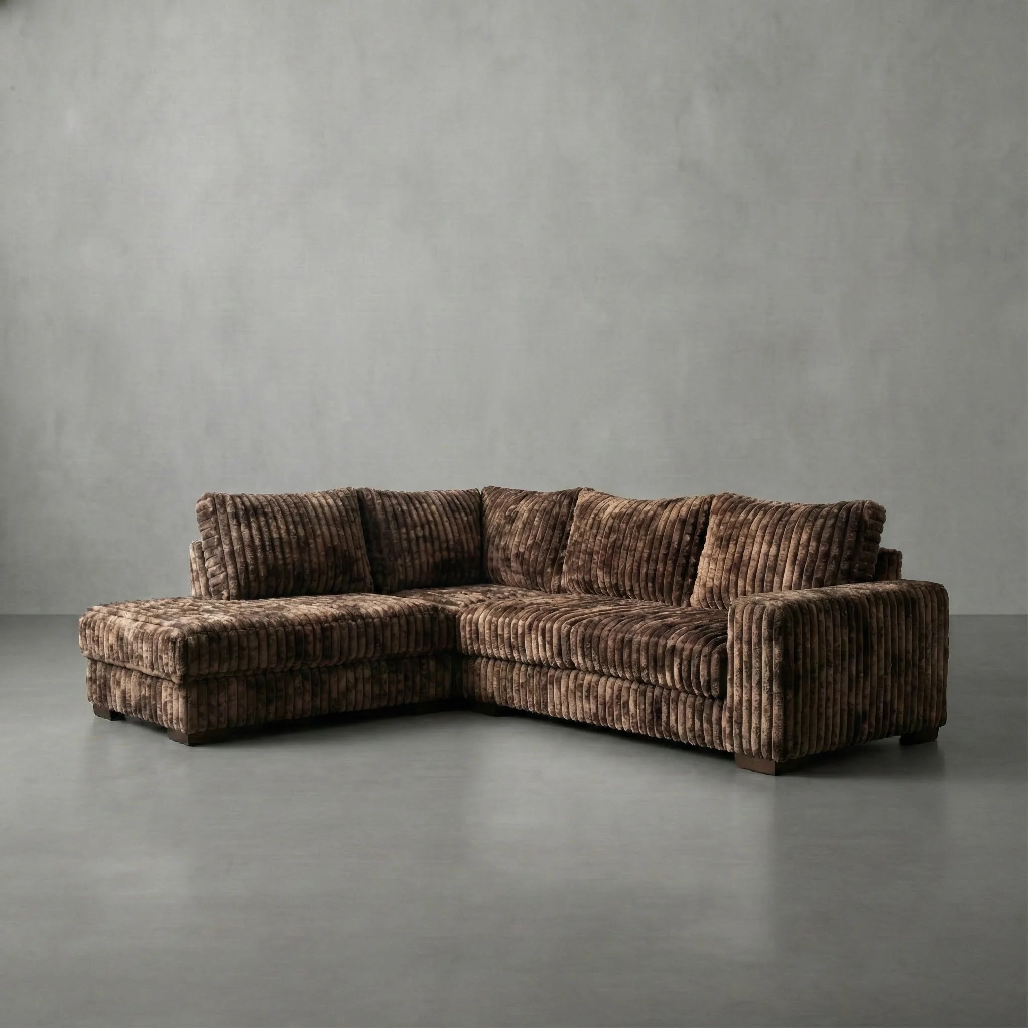 Big Wig Mocha Two-Piece Sectional