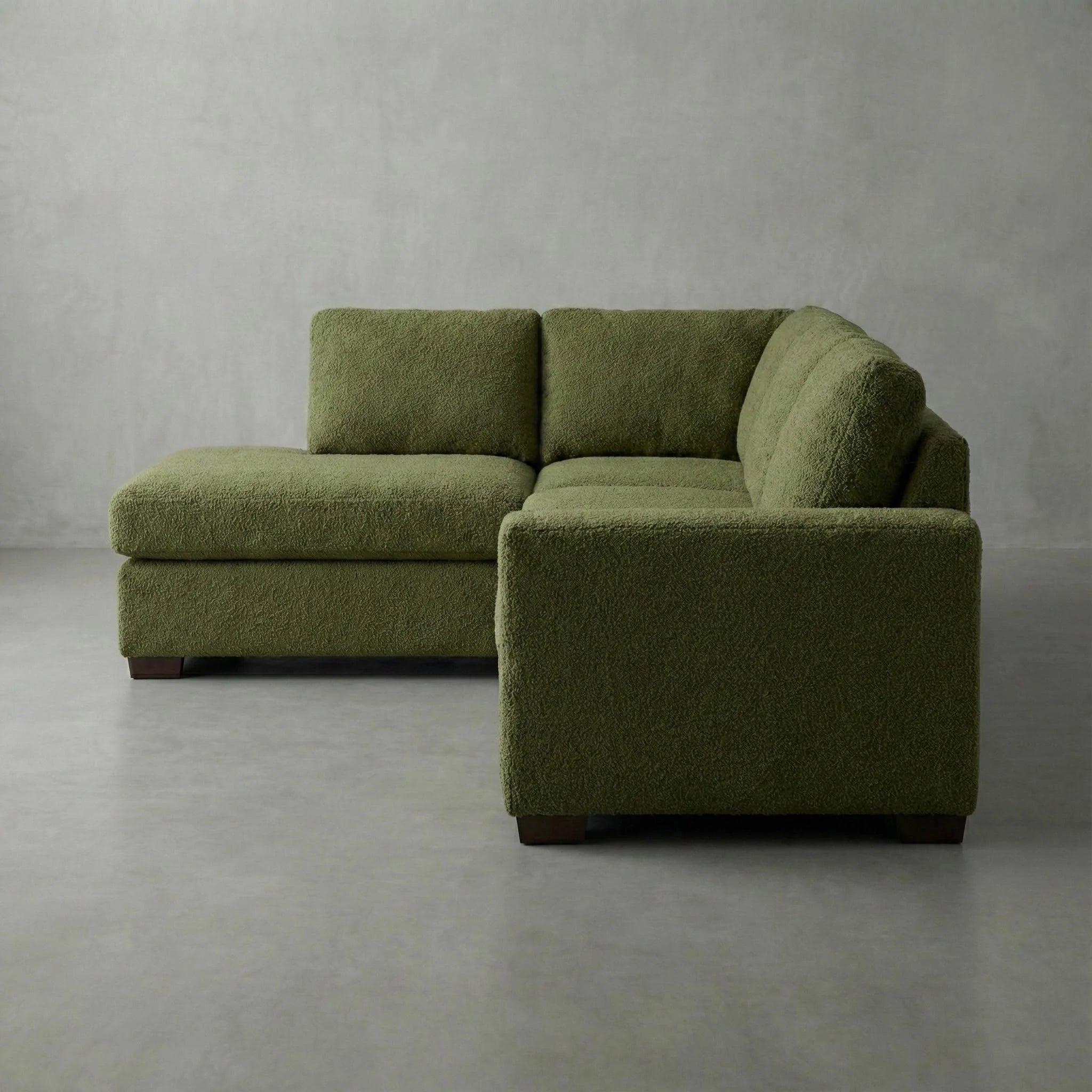 Cuddle Moss Veylo Two-Piece Sectional