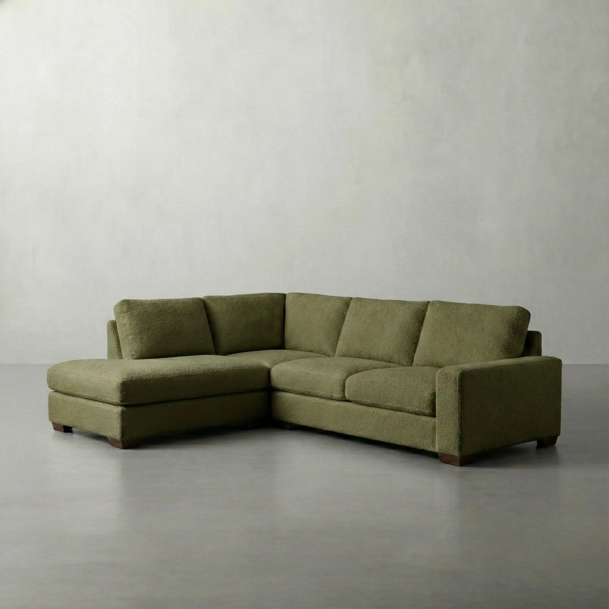 Cuddle Moss Veylo Two-Piece Sectional
