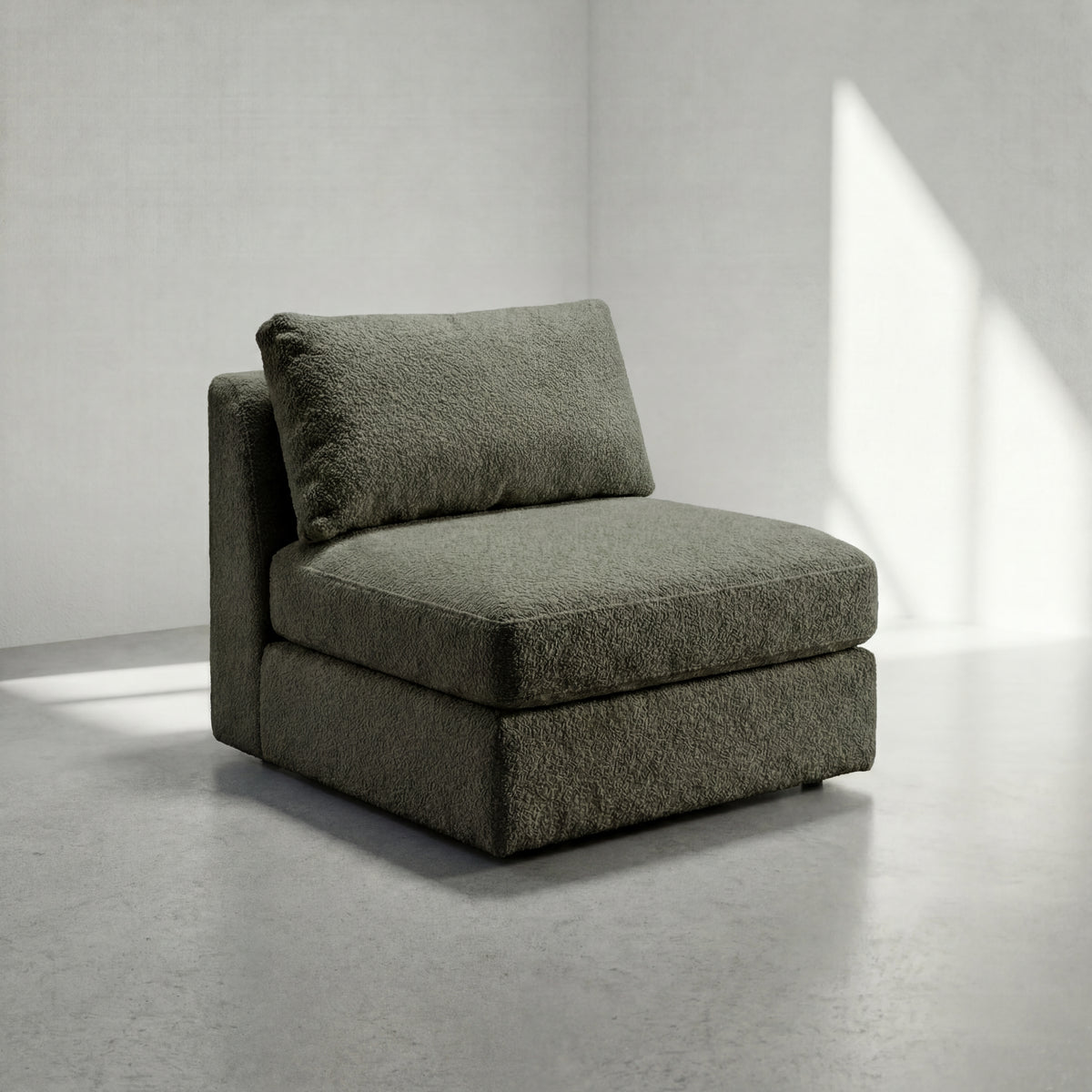 Cuddle Moss Modular Bench