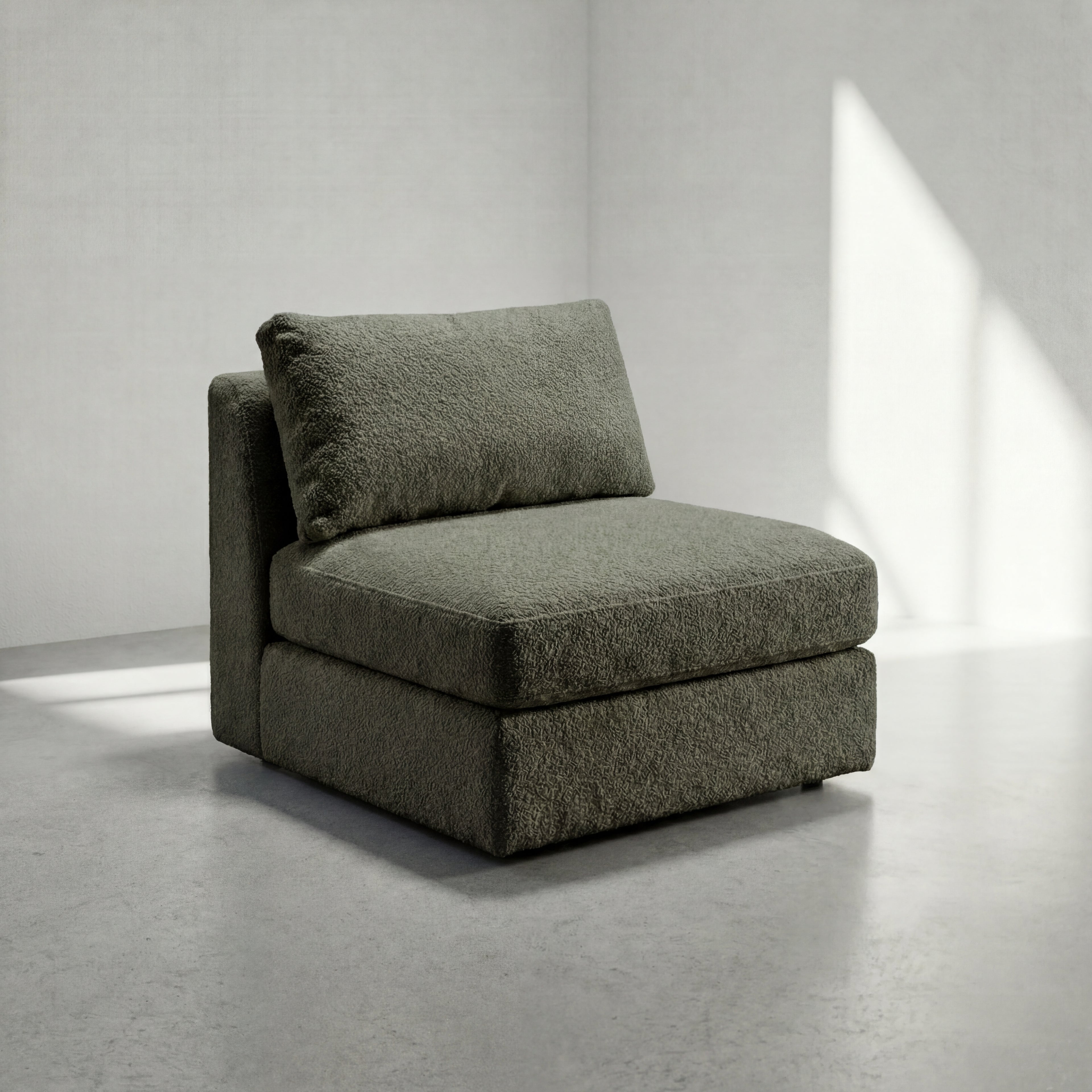 Cuddle Moss Modular Bench