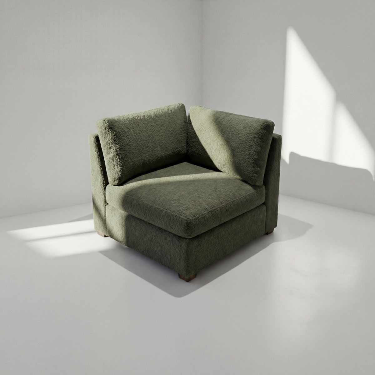 Cuddle Moss Modular Corner