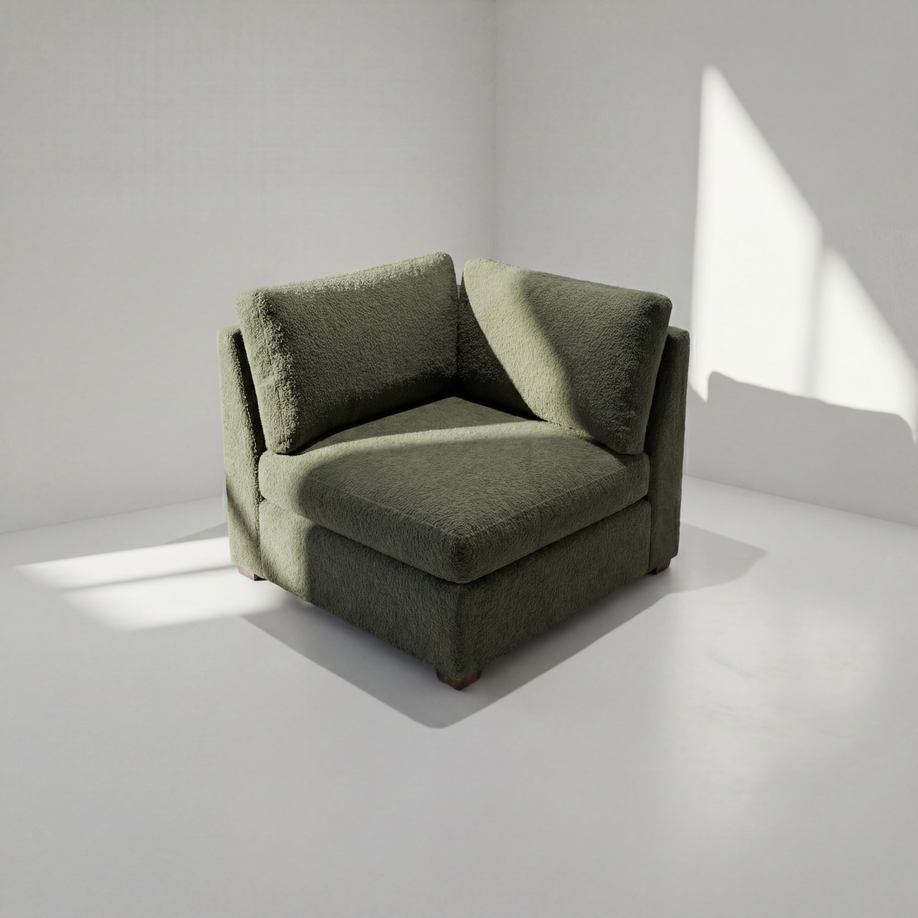 Cuddle Moss Modular Corner
