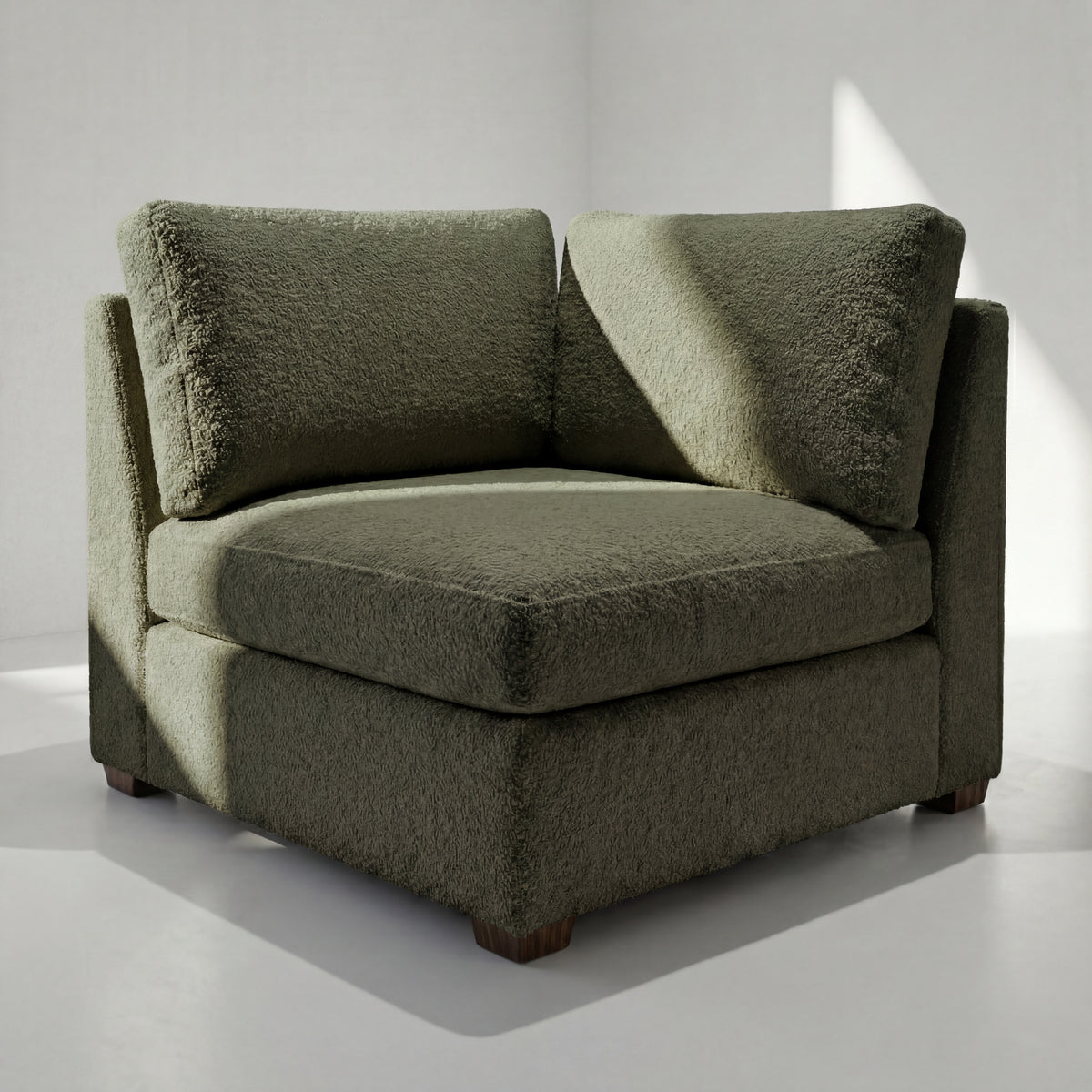 Cuddle Moss Modular Corner