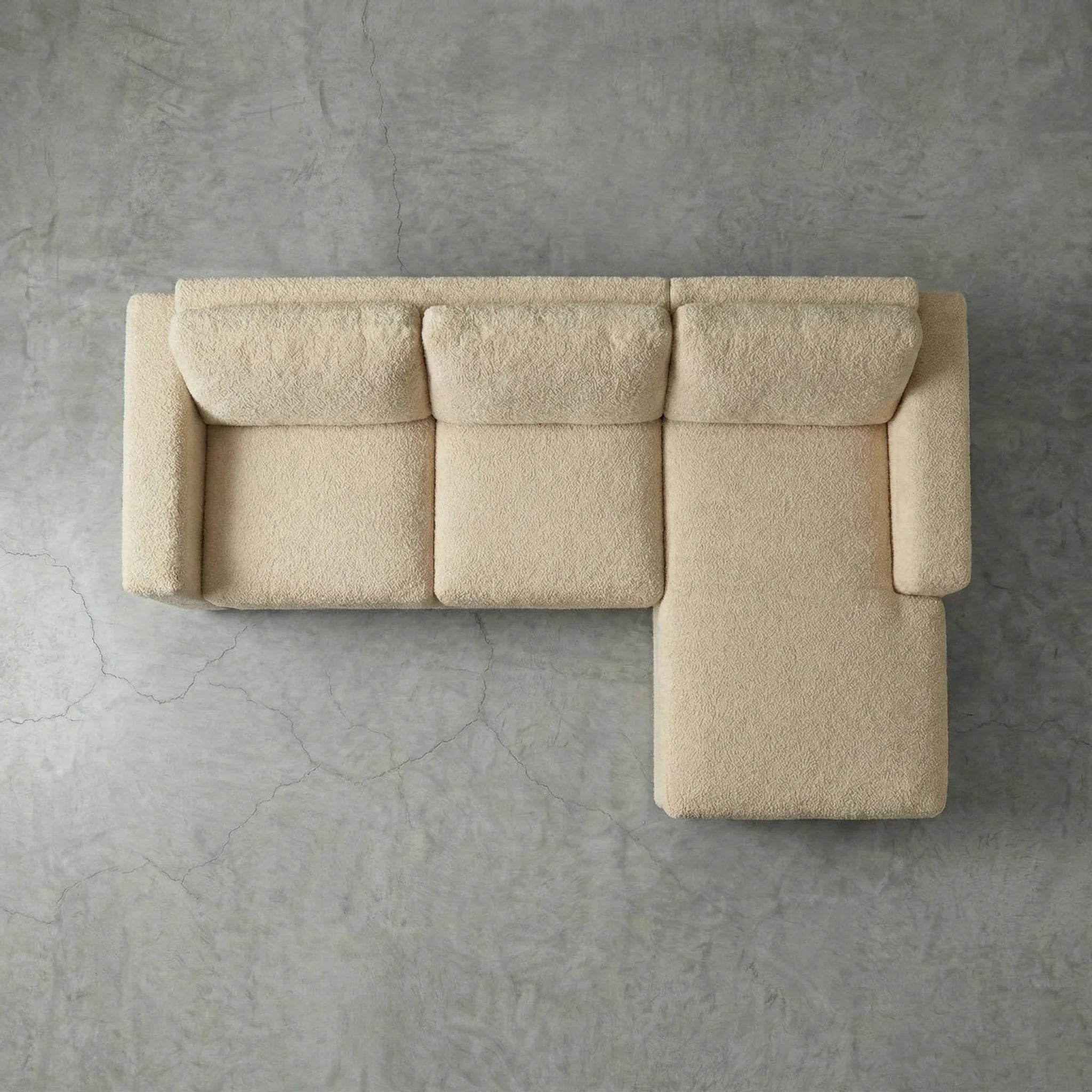 Cuddle Doe Two-Piece Chaise Sectional
