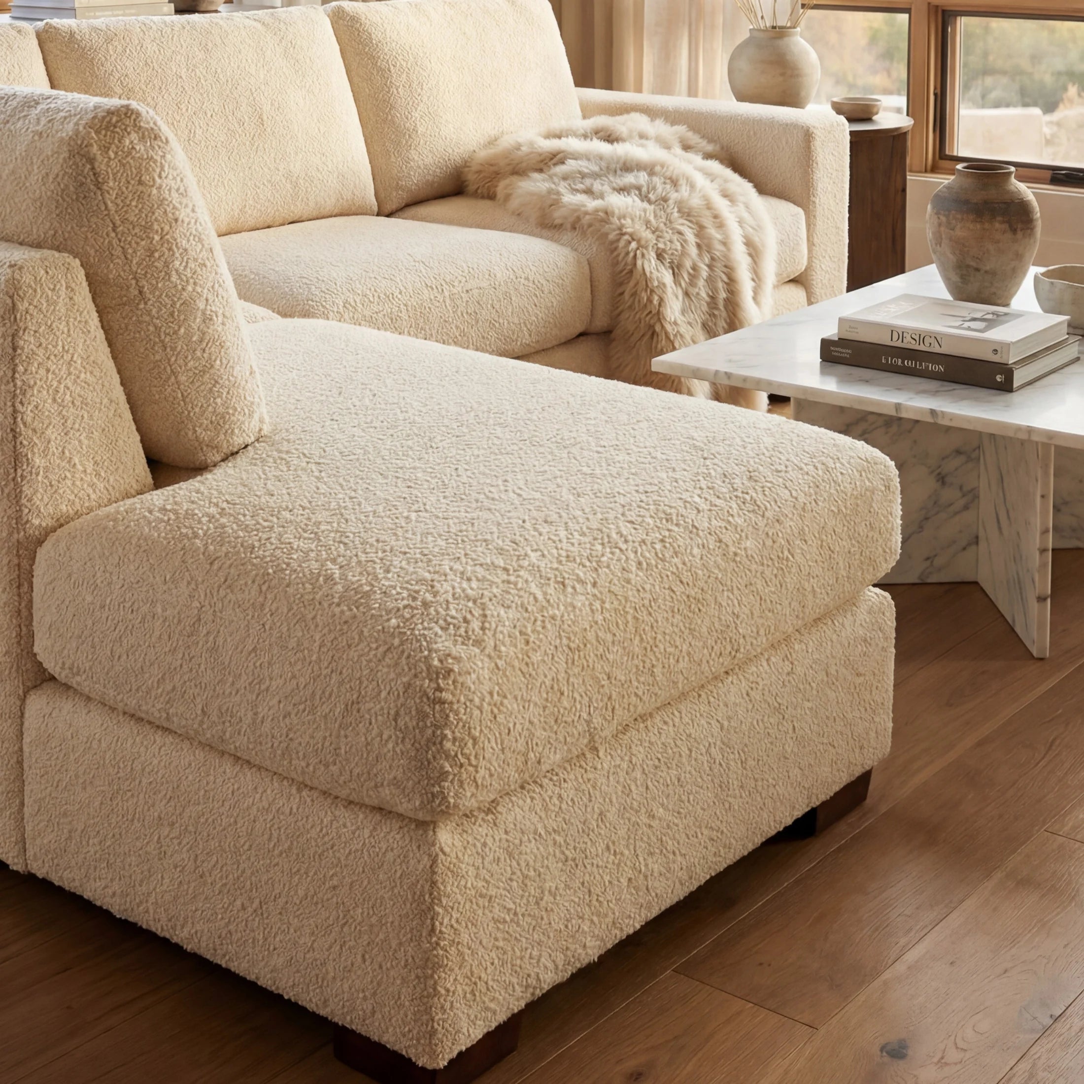 Cuddle Natural Veylo Two-Piece Sectional