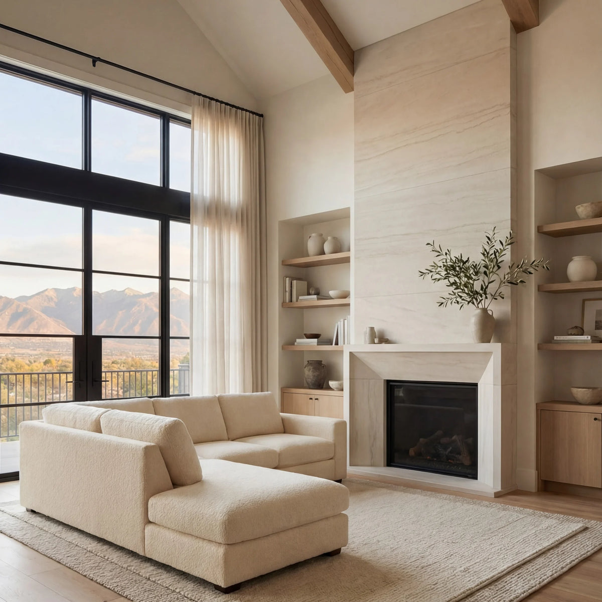 Cuddle Natural Two-Piece Sectional | Vera Haus
