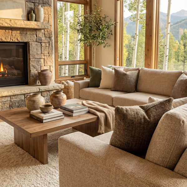 Cuddle Natural Three-Piece Sectional