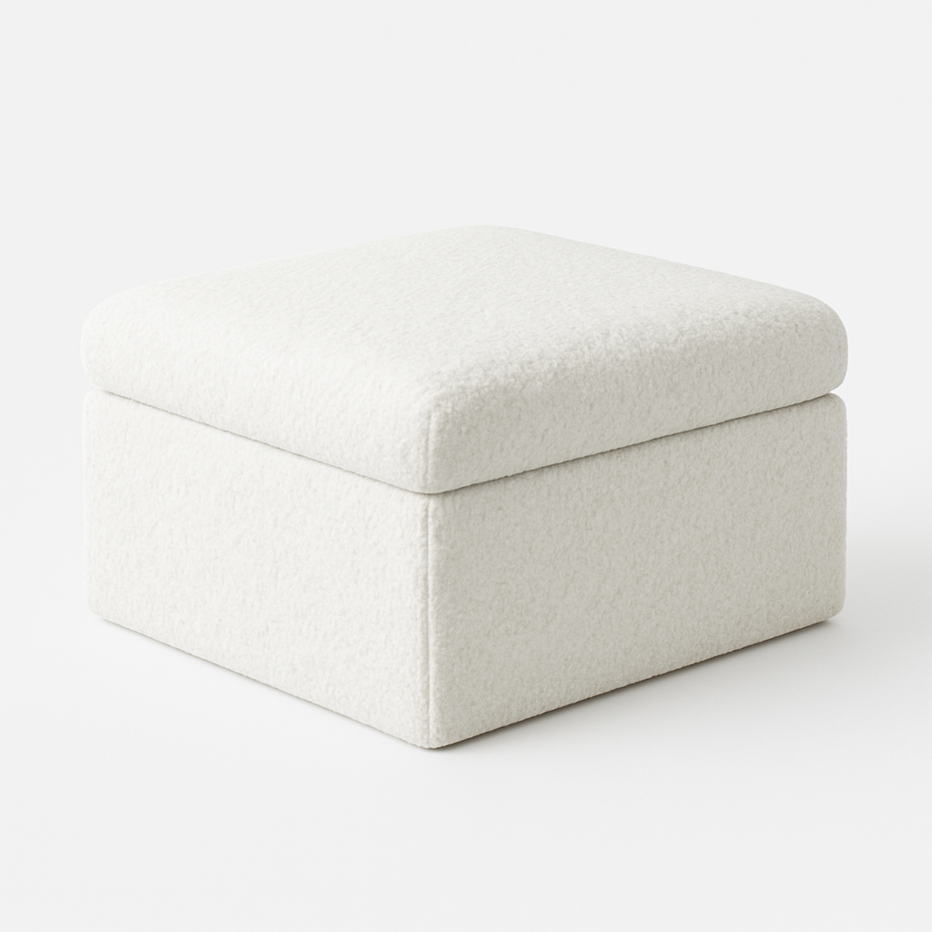 Cuddle Bone Ottoman Square